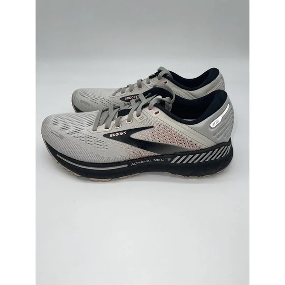 Brooks Adrenaline GTS 22 Womens Running Shoes Gray Athletic Sneakers Size 8.5B - Picture 4 of 12